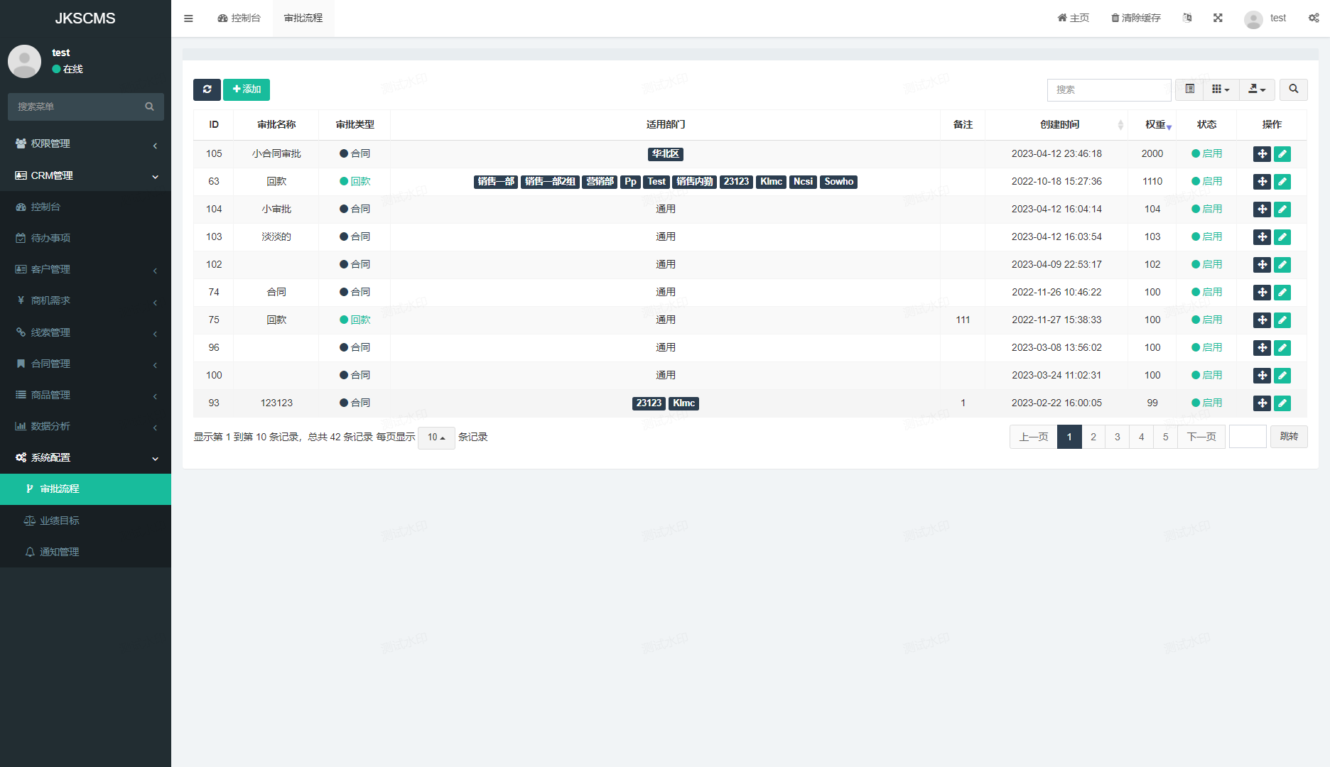 客户关系管理系统CRM(基础版)